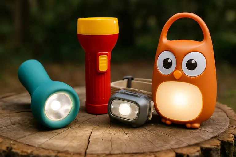 Verschillende soorten kinderzaklampen voor elk avontuur